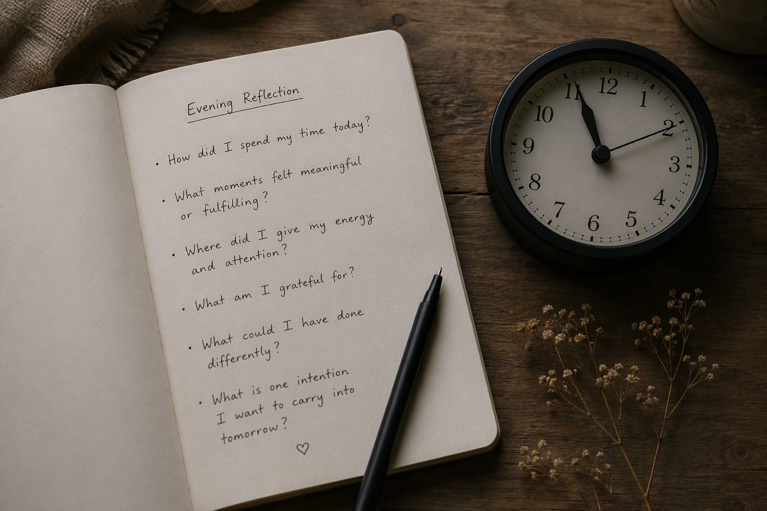 valuable time reflection